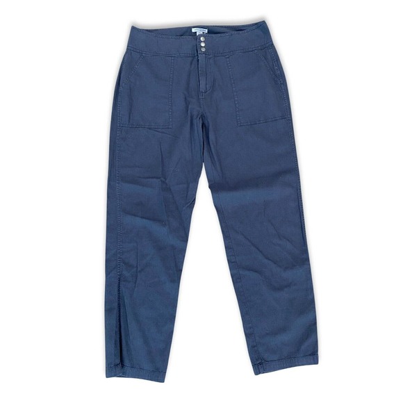 Carbon 2 Cobalt Women’s Size 10 Leeway Cotton-Linen Blend Pant Resort Relaxed - Picture 1 of 8